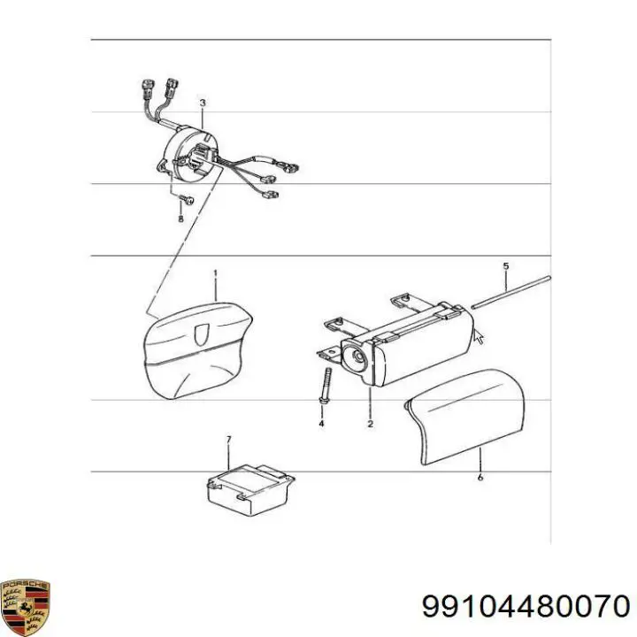Купить 99104480070 Porsche 