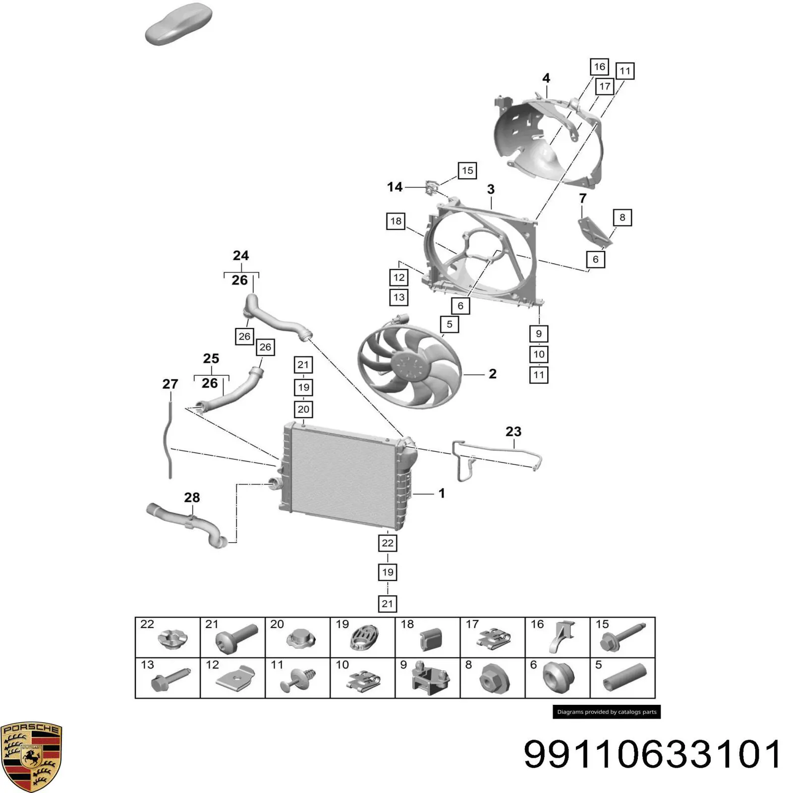  99110633101 Porsche