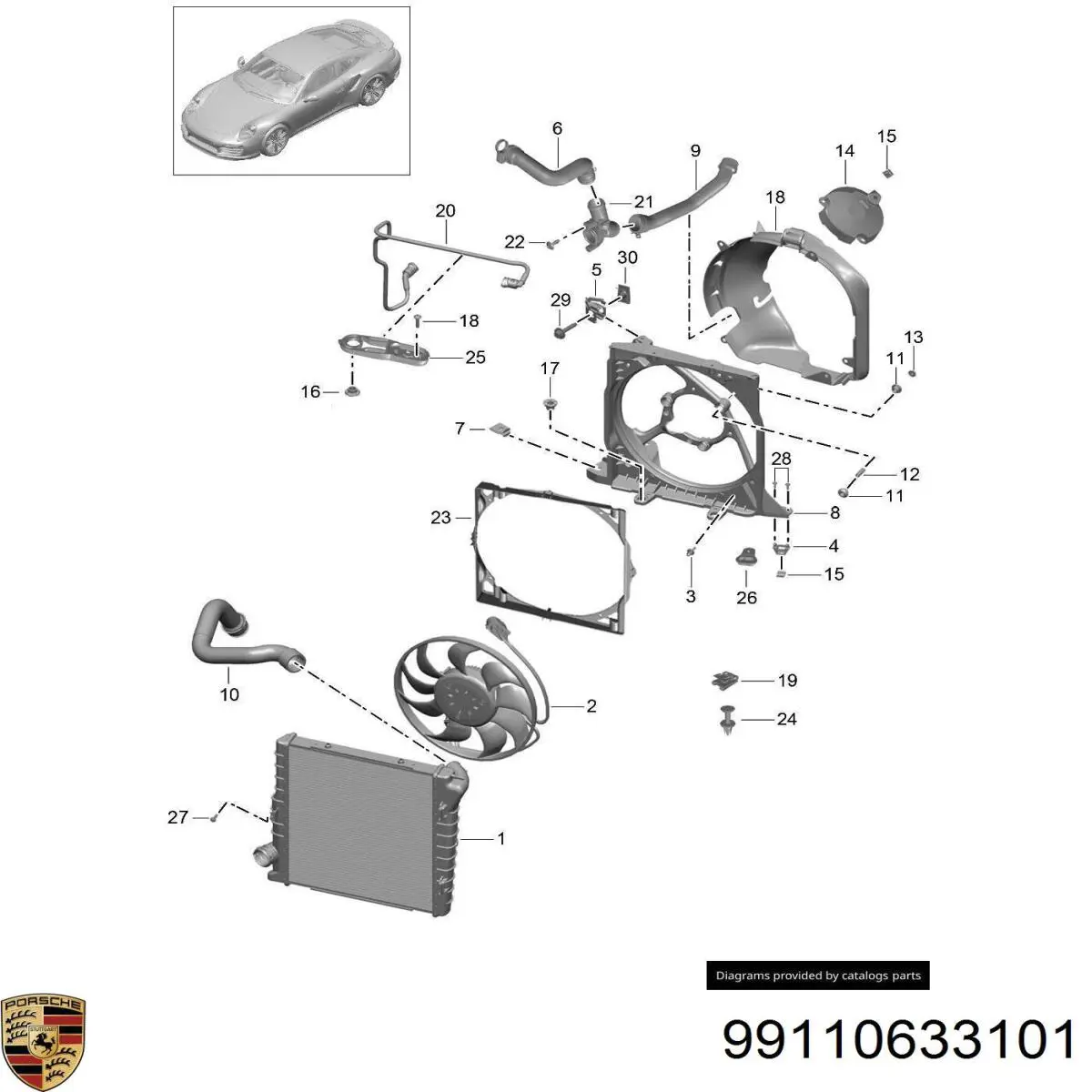  Porsche 99110633101 цена, от 6.66 USD