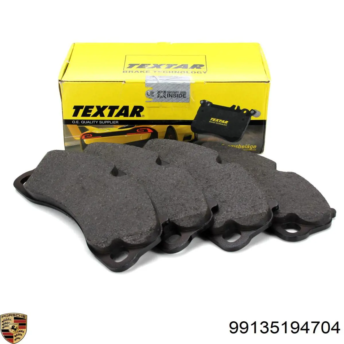 99135194704 Porsche Колодки передние