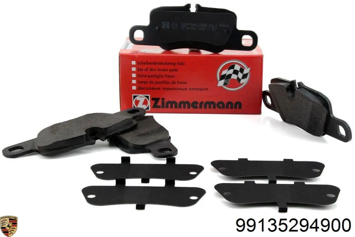 Задние тормозные колодки 99135294900 Porsche