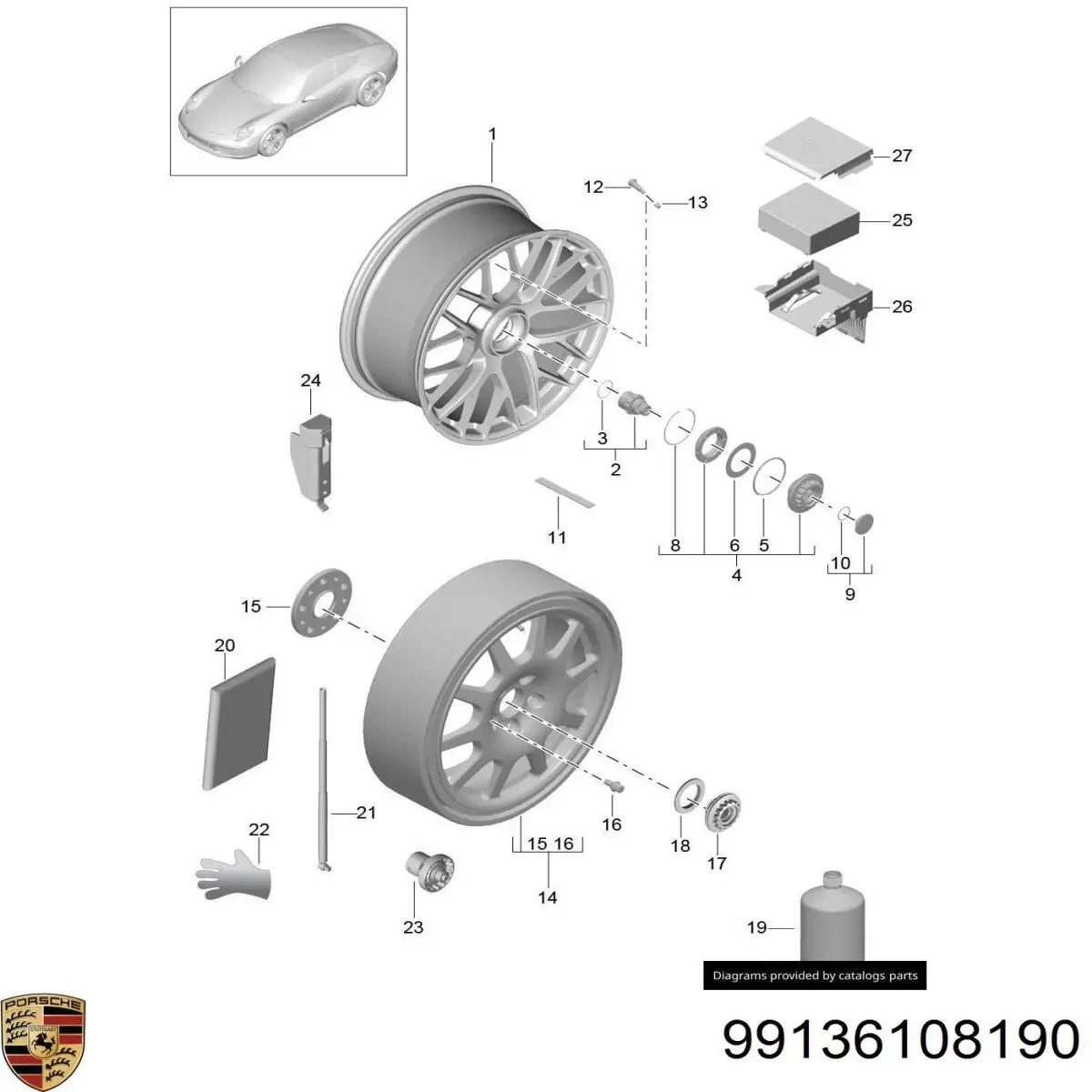  99136108190 Porsche