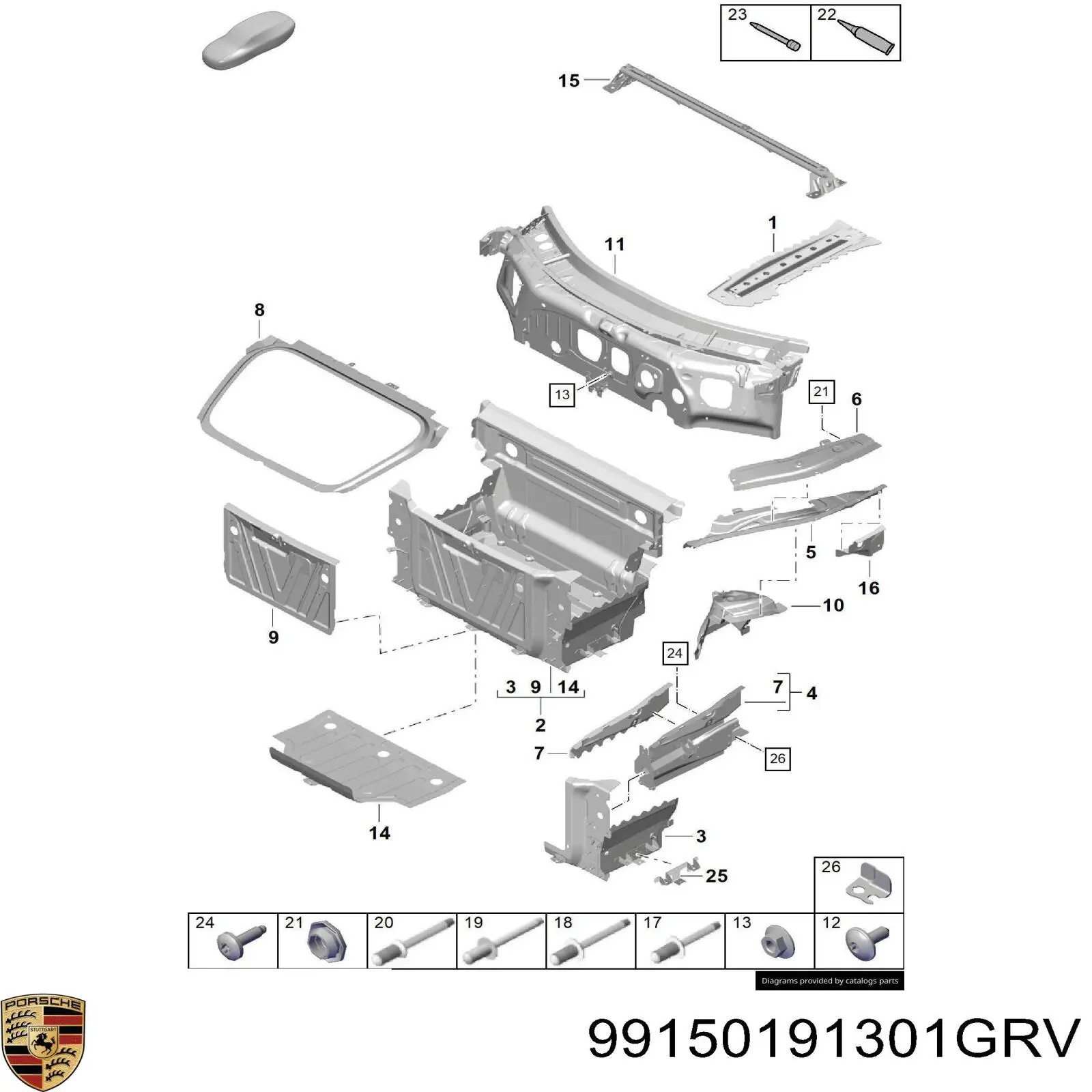  99150191301GRV Porsche
