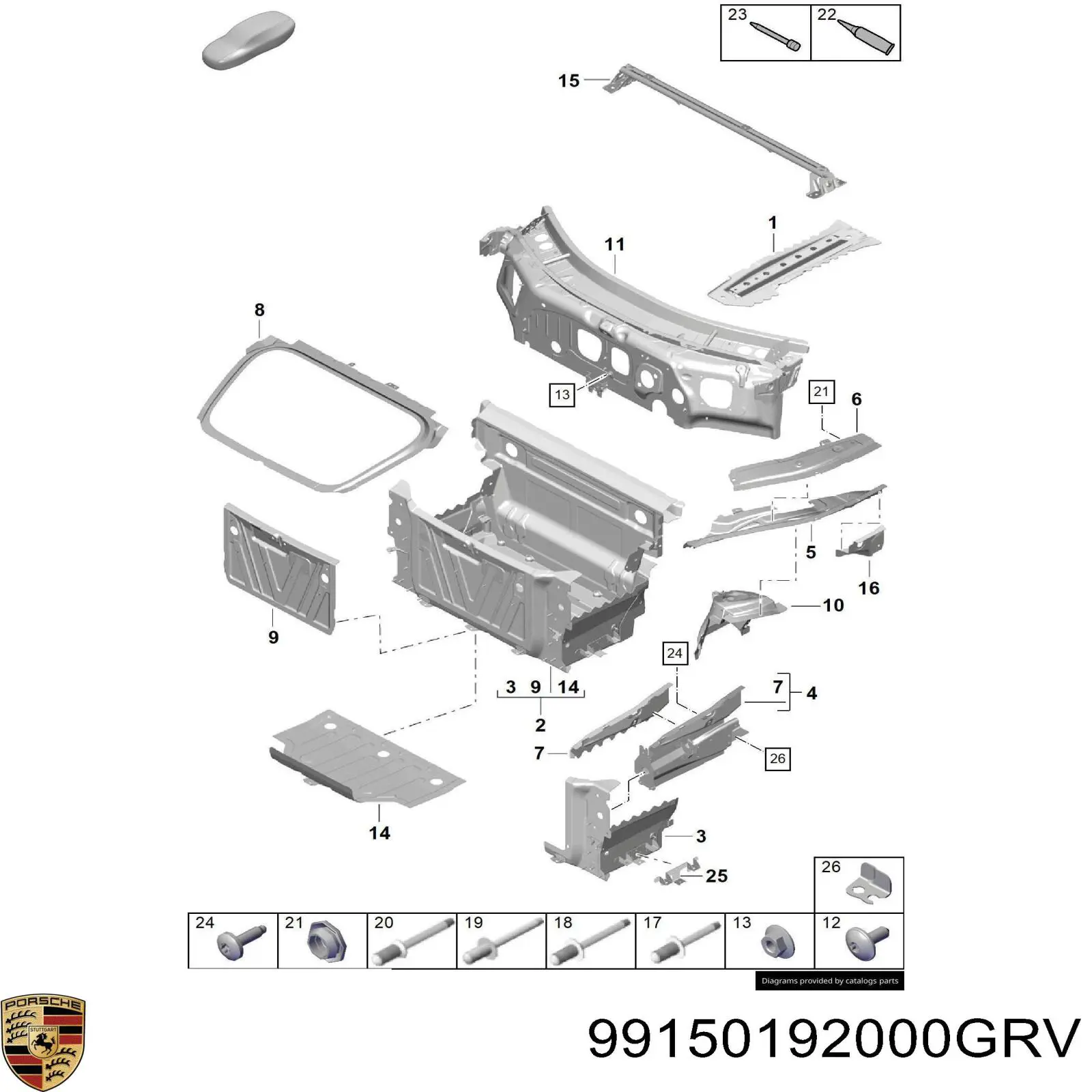  99150192000GRV Porsche