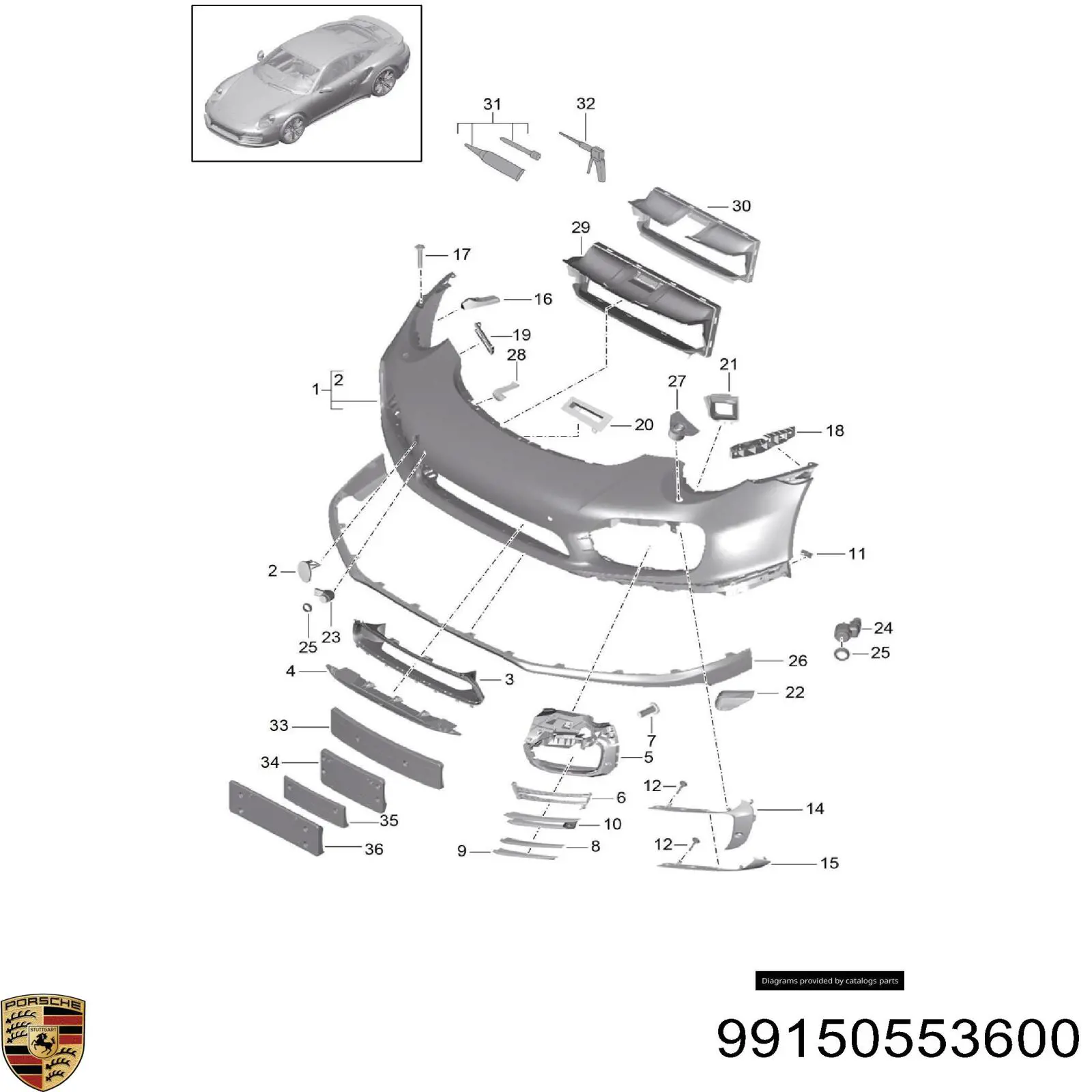 Porsche 99150553600 цена, от 35.64 USD