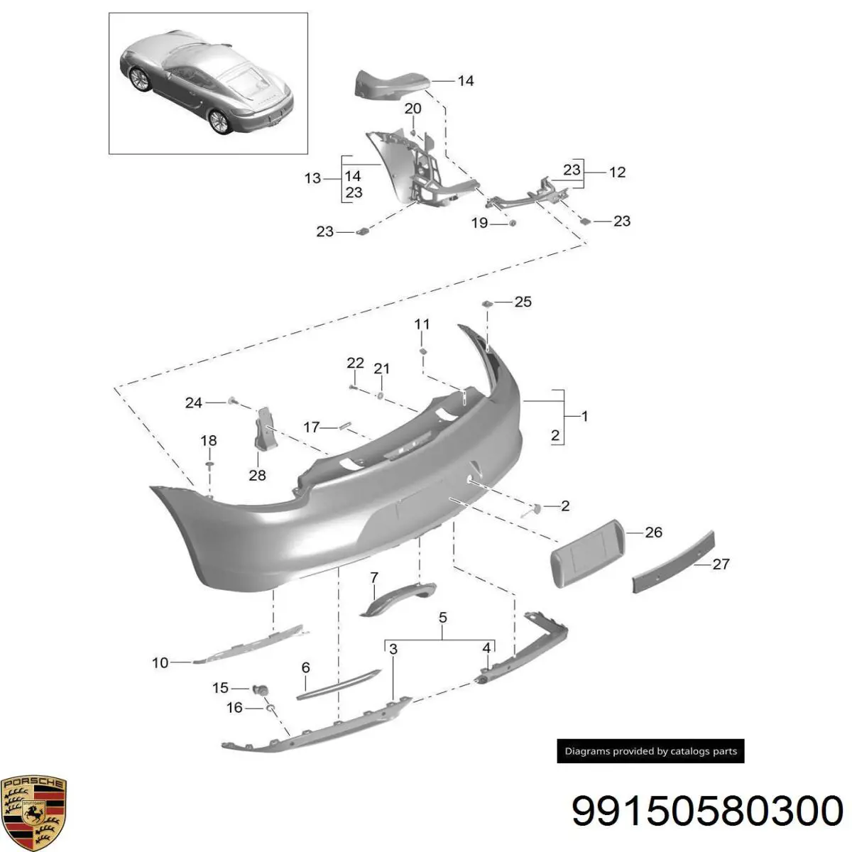  Porsche 99150580300 цена, от 12.71 USD