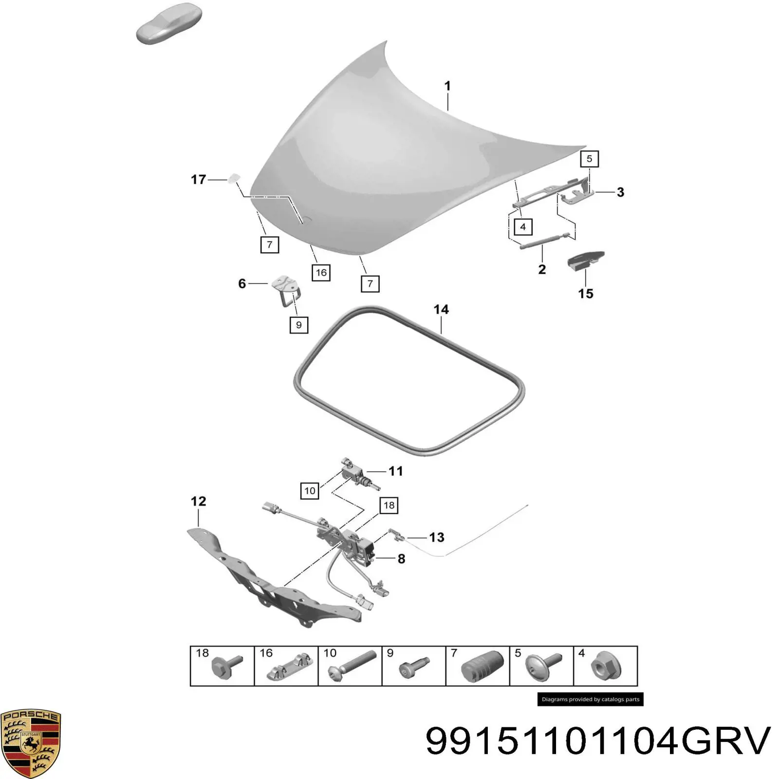 Capota para Porsche Boxster (982)