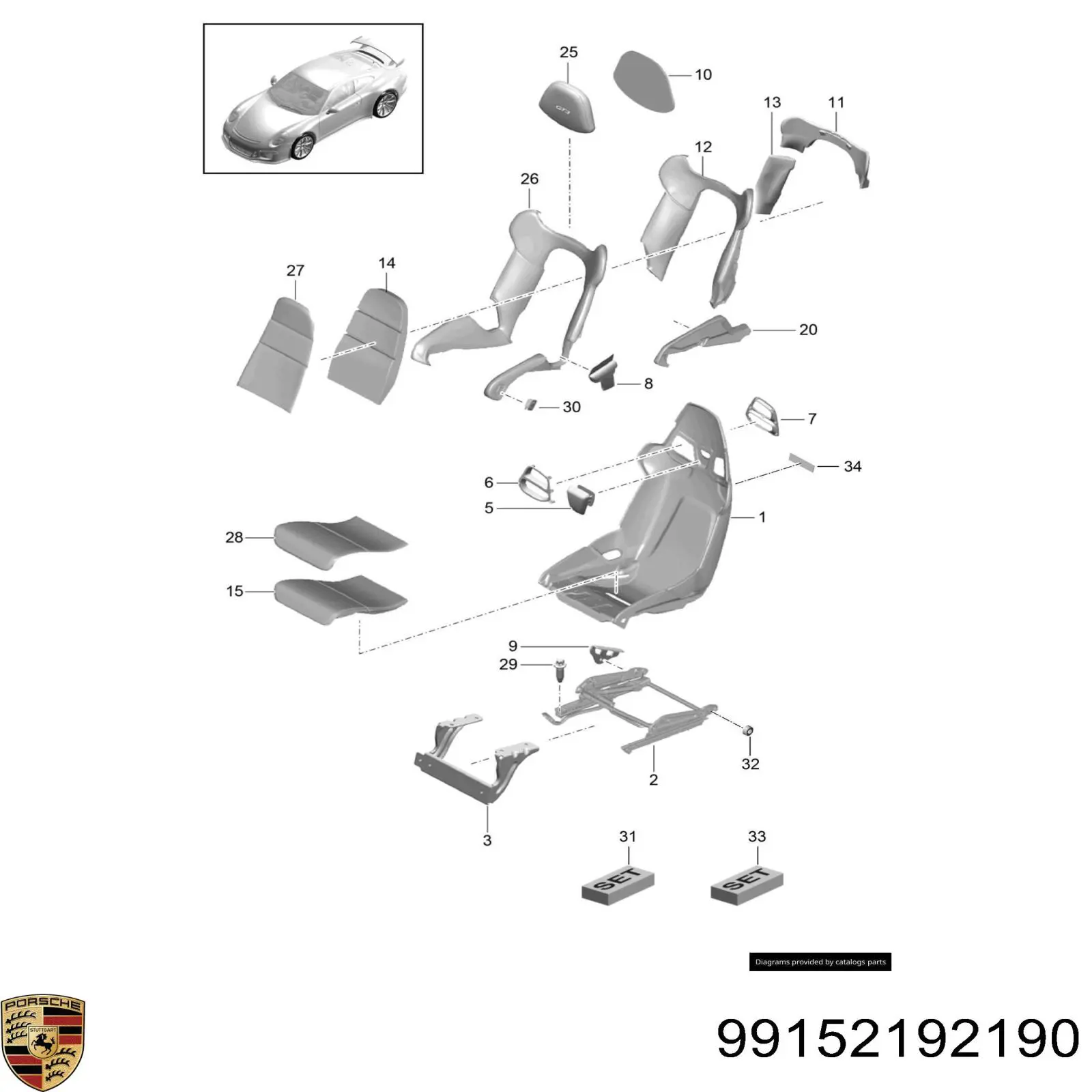 99152192190 Porsche 