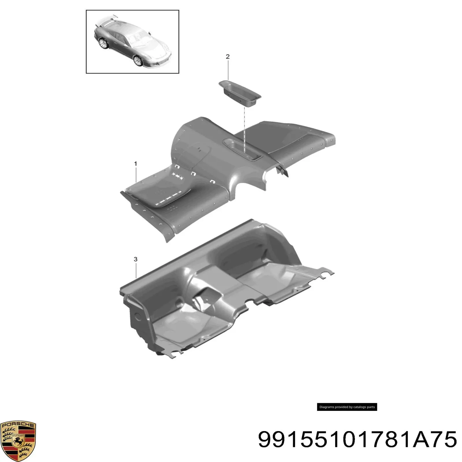 99155101781A75 Porsche 