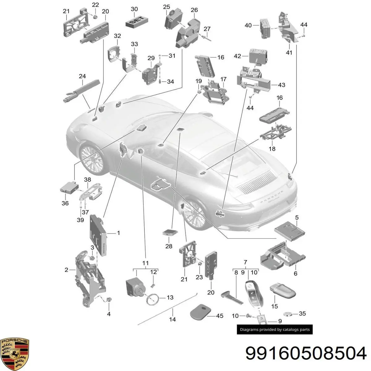  99160508504 Porsche