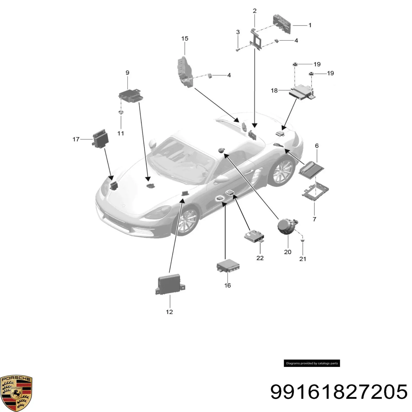  Porsche 99161827203 цена, от 361.08 USD