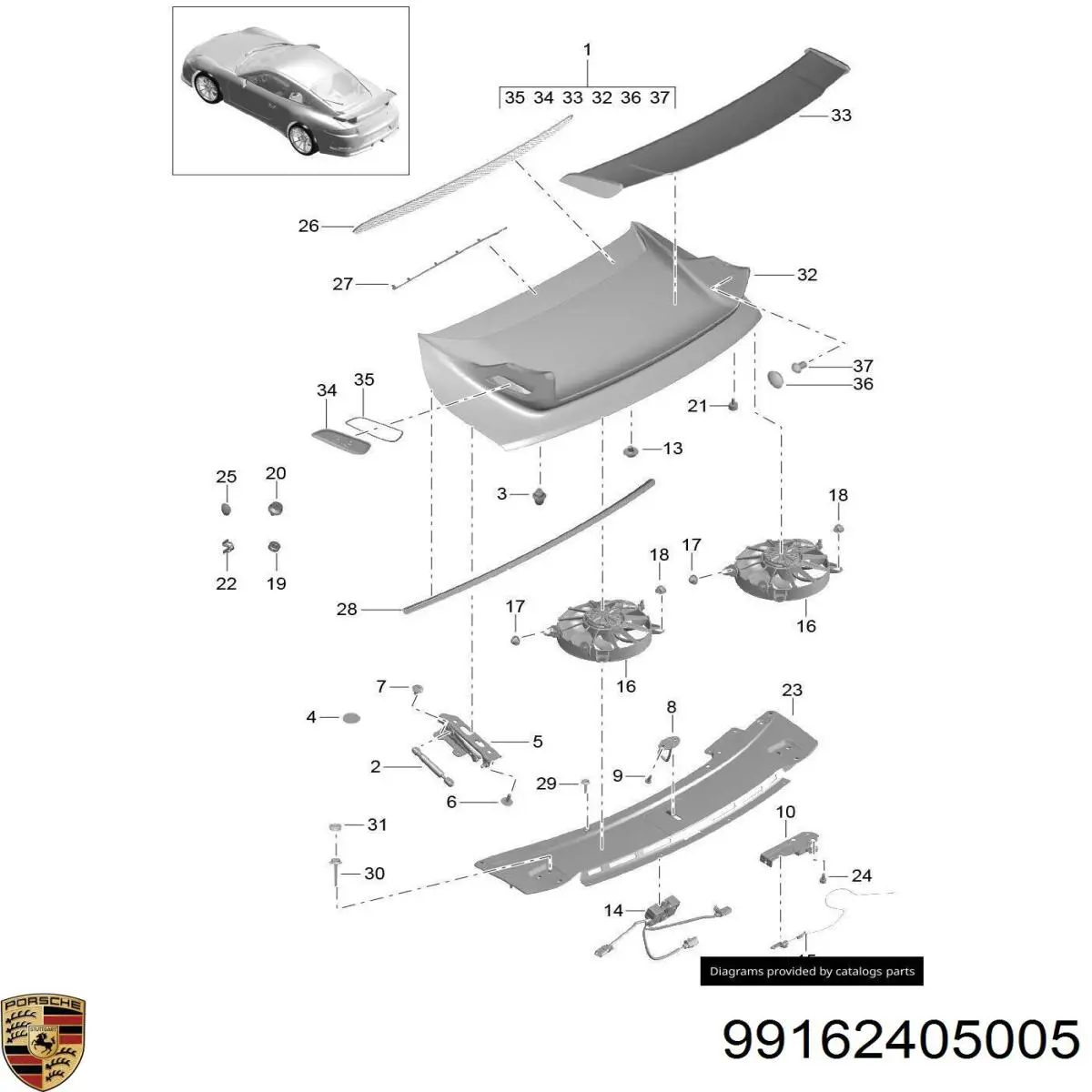 99162405005 Porsche 