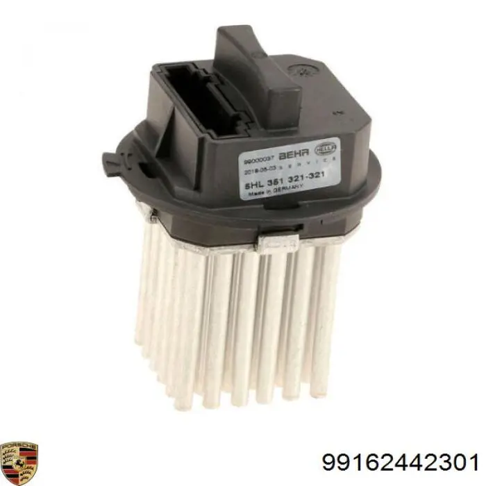 99162442301 Porsche resistor (resistência de ventilador de forno (de aquecedor de salão))