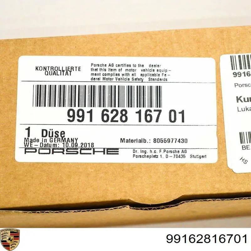 99162816701 Porsche 