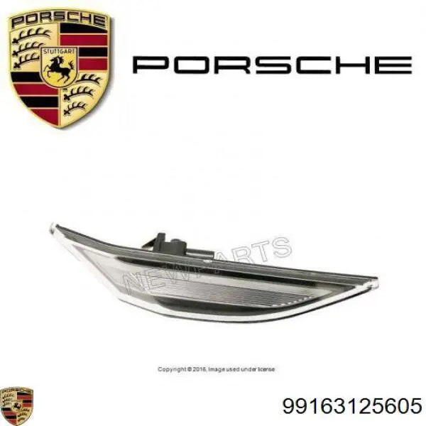 Повторитель поворота в крыло Porsche 99163125603 цена, от 39.99 USD