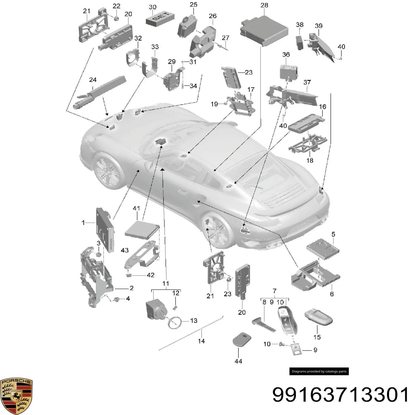 Купить 99163713301 Porsche 