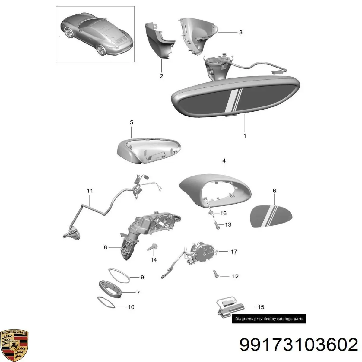99173103602 Porsche 
