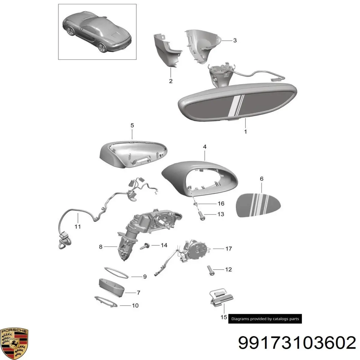  Porsche 99173103602 цена, от 1021.55 USD