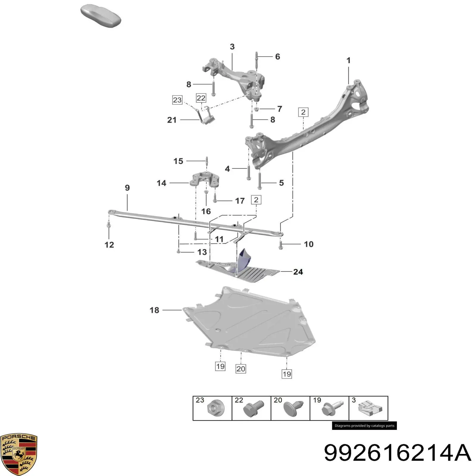  Porsche 992616214A цена, от 311.45 USD