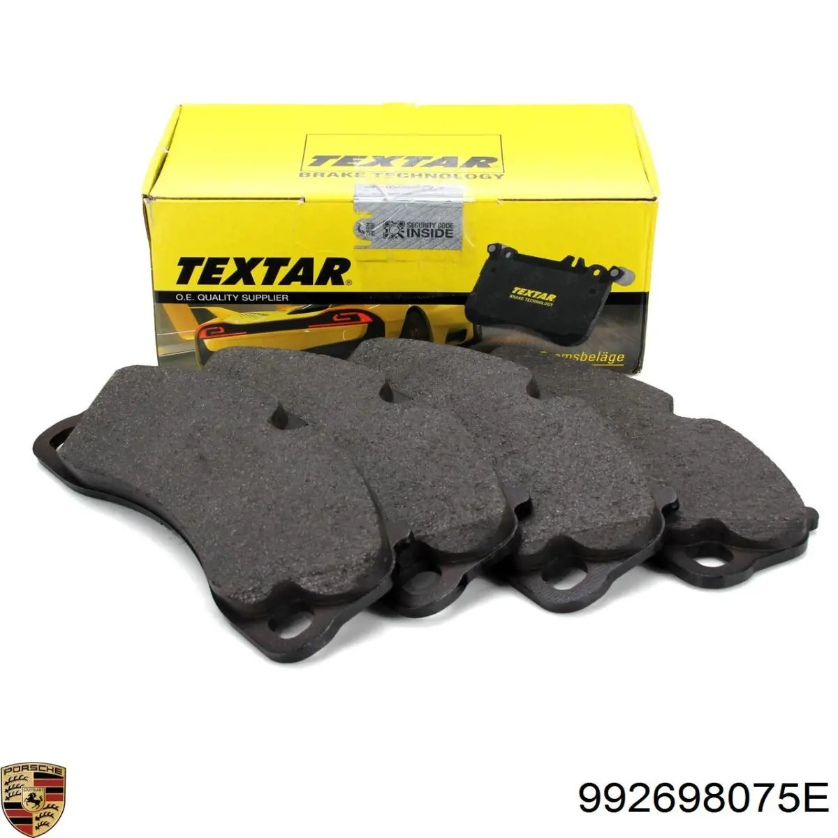 992698075E Porsche Колодки передние