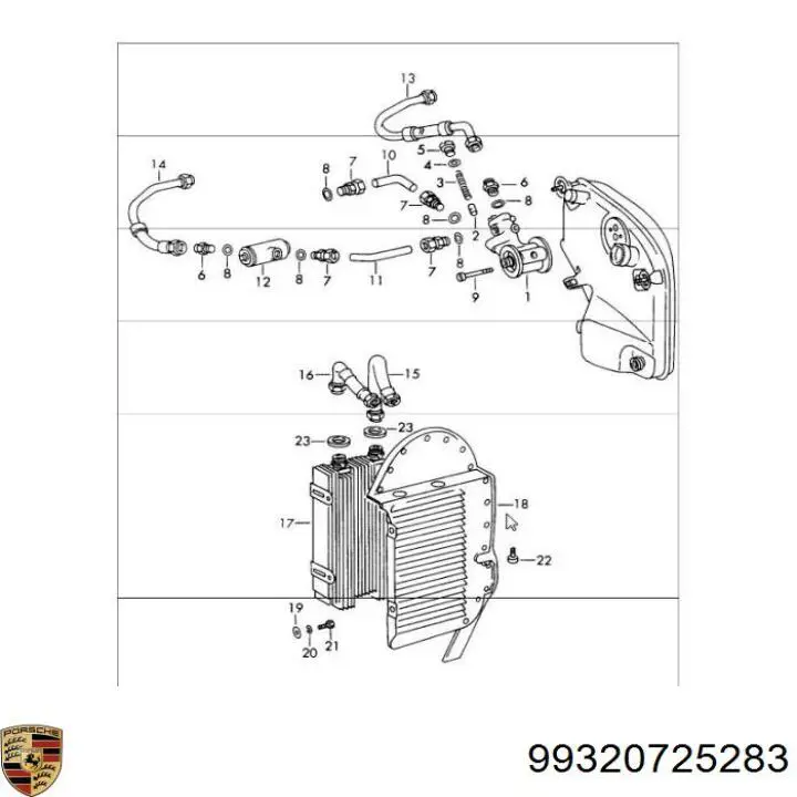 Купить 99320725283 Porsche 
