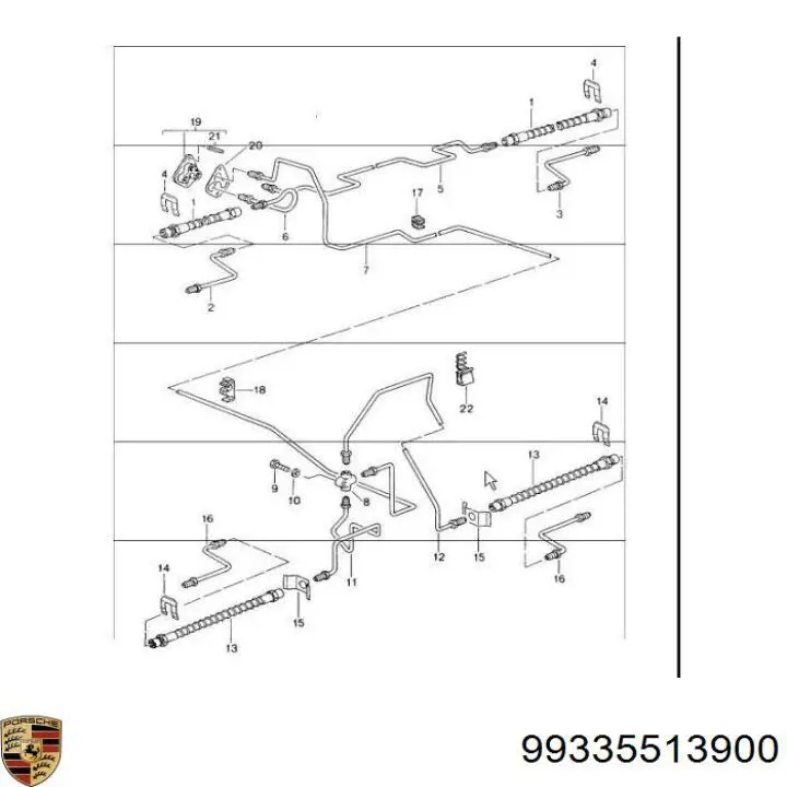 24520402973 ATE Гибкая тормозная трубка передняя