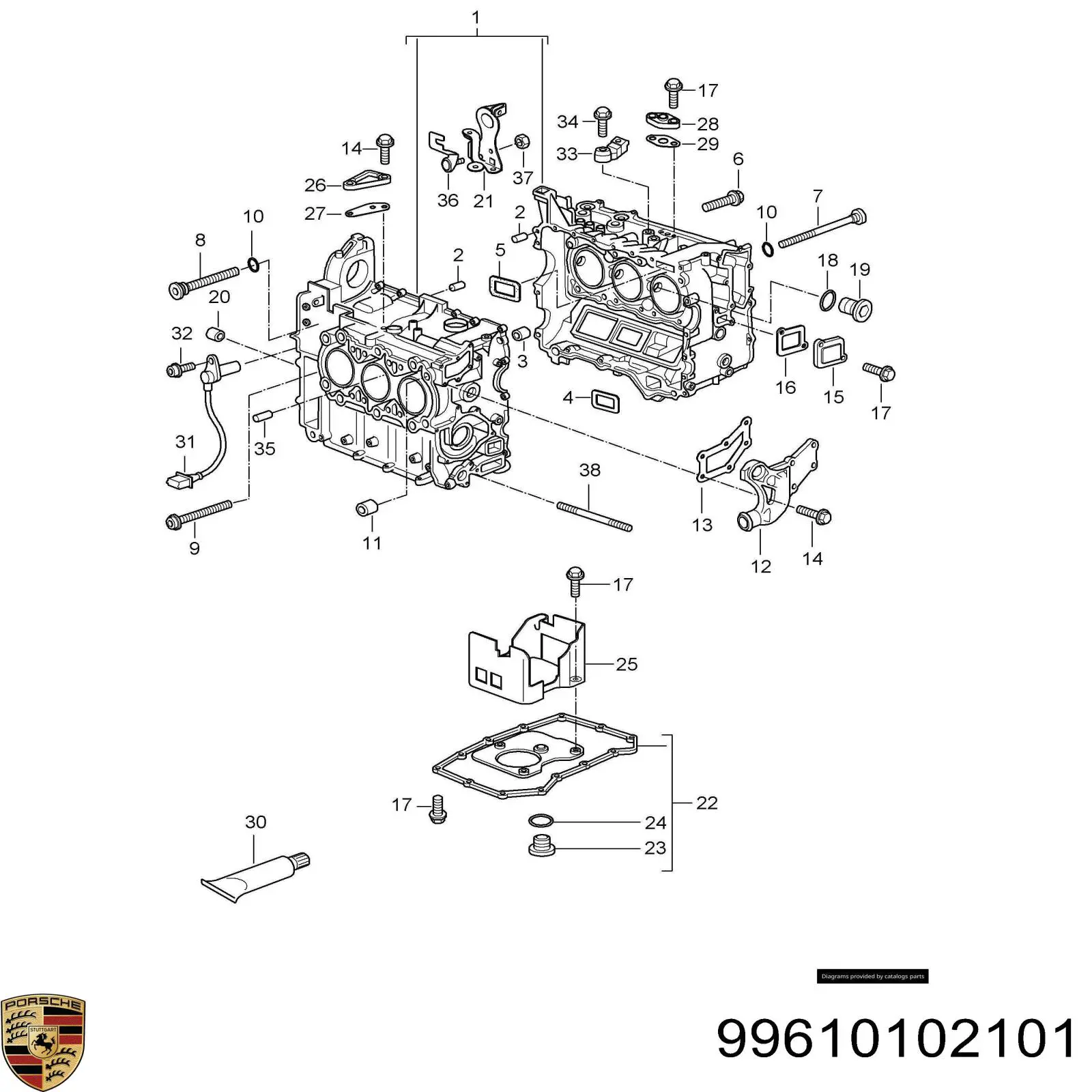  Porsche 99610102103 цена, от 485.44 USD