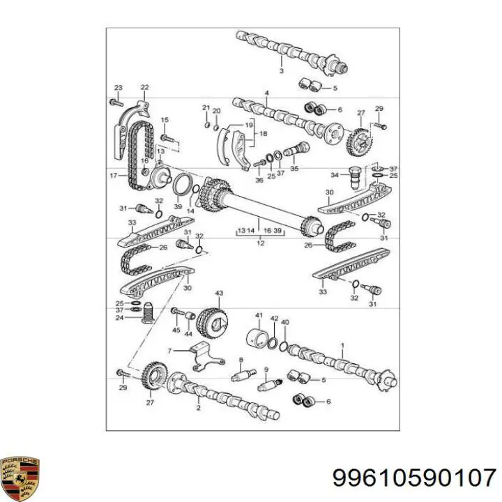 Купить 99610590107 Porsche 