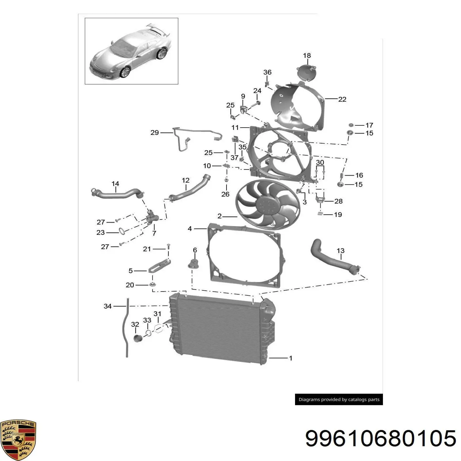  Porsche 99610680105 цена, от 11.06 USD