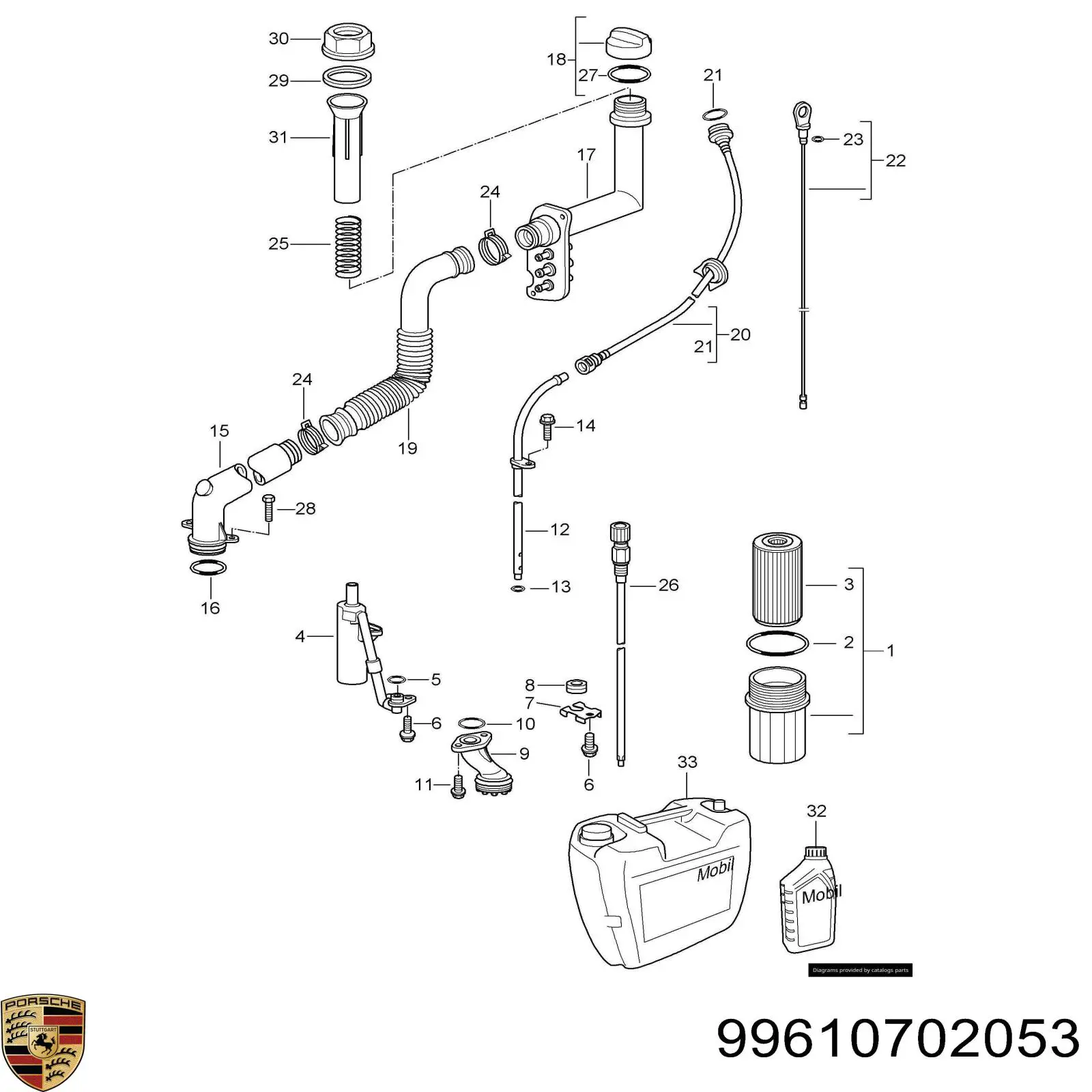 Фильтр очистки масла центробежный Porsche 99610702053 цена, от 8.88 USD