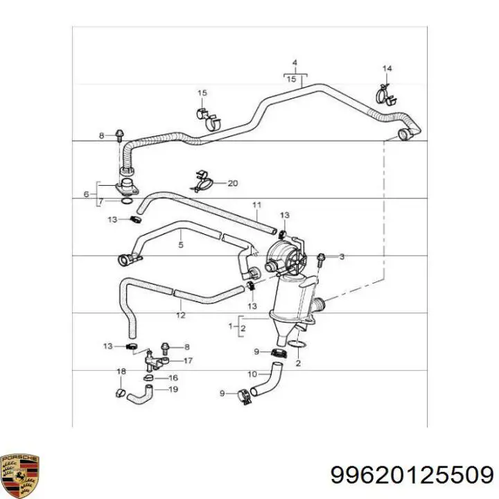 Купить 99620125509 Porsche 