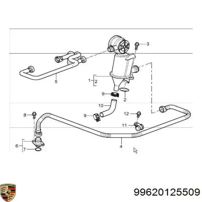  99620125509 Porsche