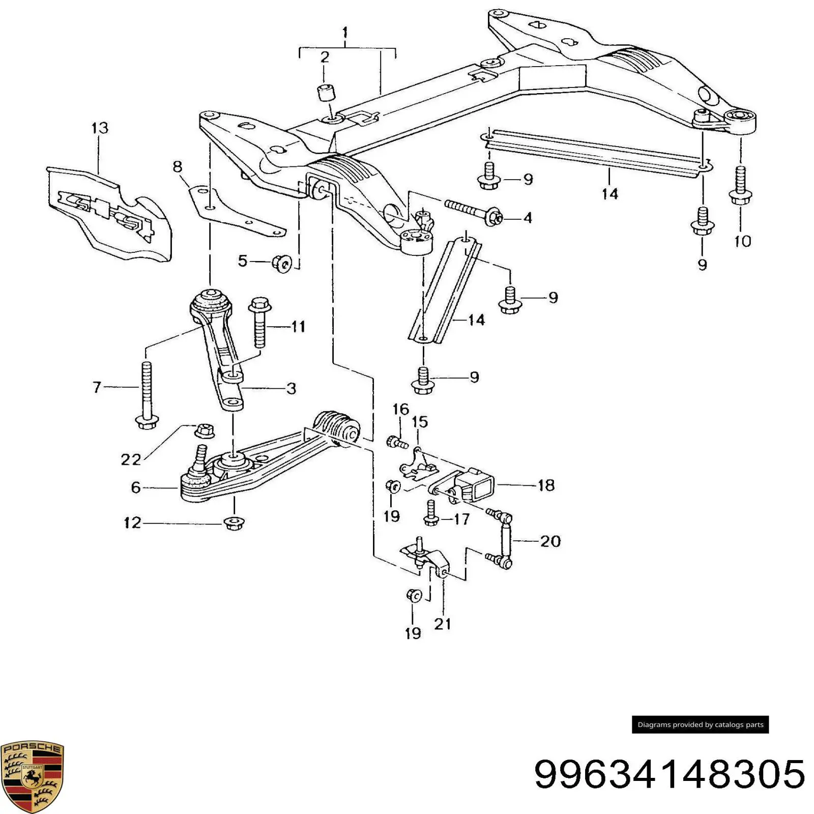  99634148305 Porsche