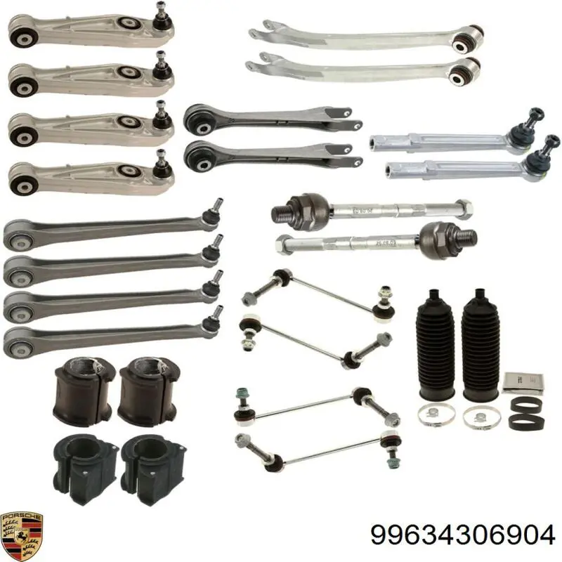 99634306904 Porsche Тяжка стабилизатора, переднего, левая