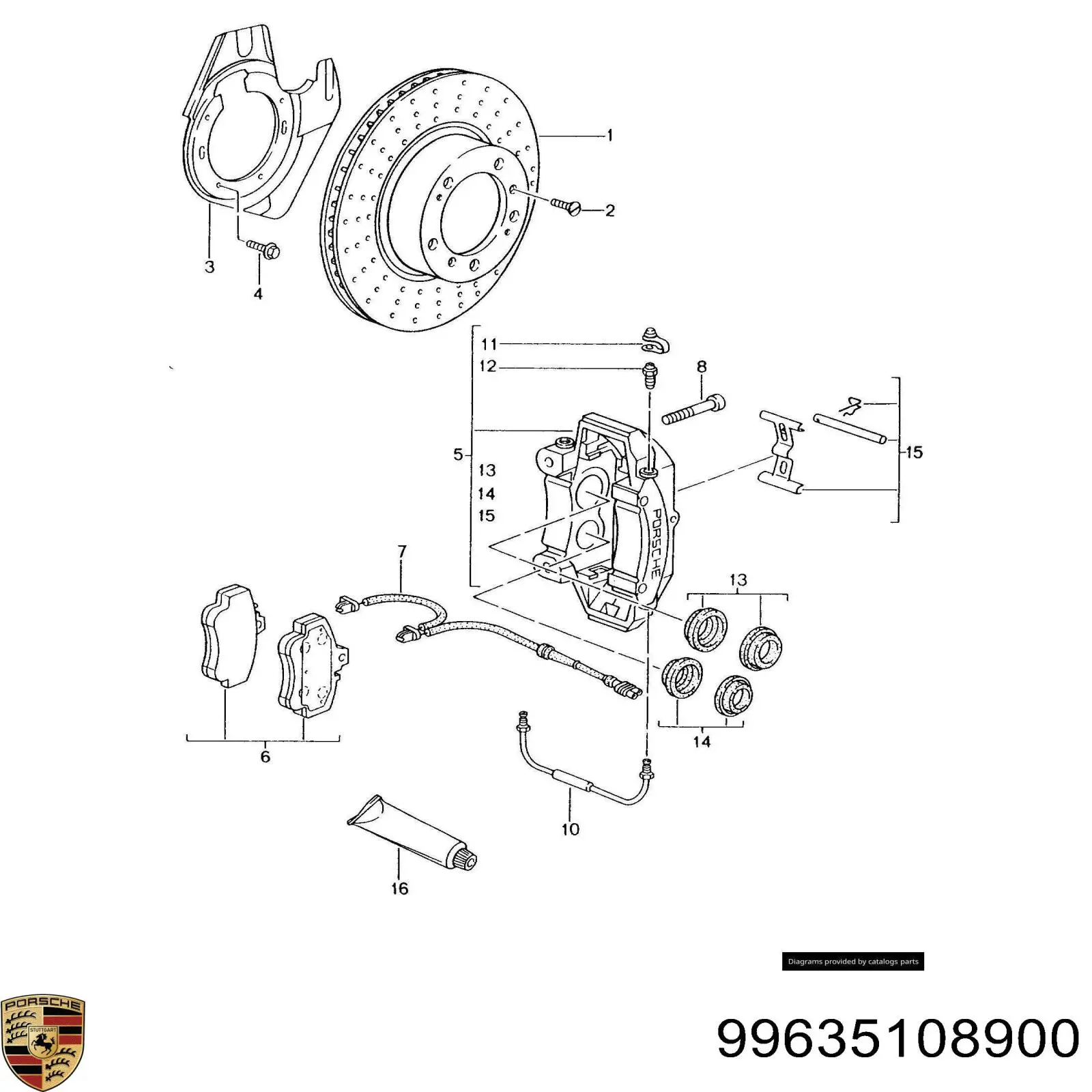 Купить 99635108901 Porsche 