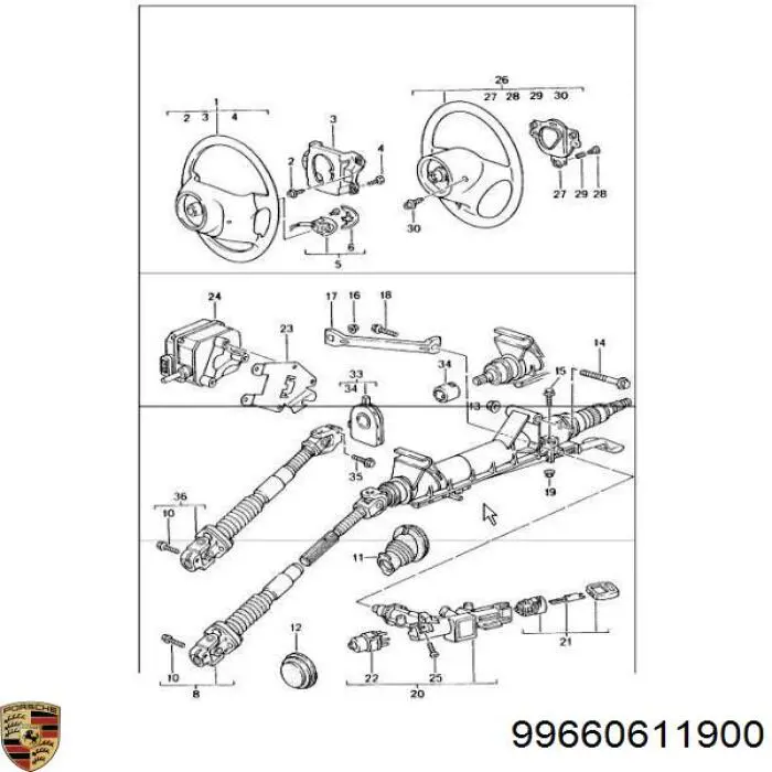  Porsche 99660611900 цена, от 1087.54 USD