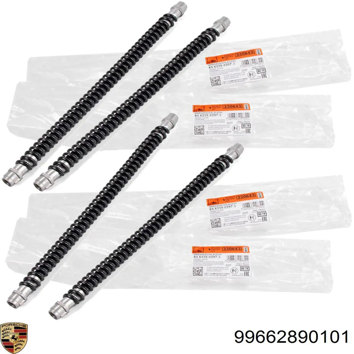 99662890101 Porsche Щетка стеклоочистителя лобового стекла, пассажирская