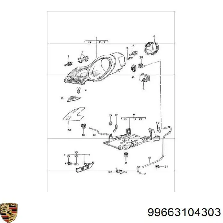 Купить 99663104303 Porsche 