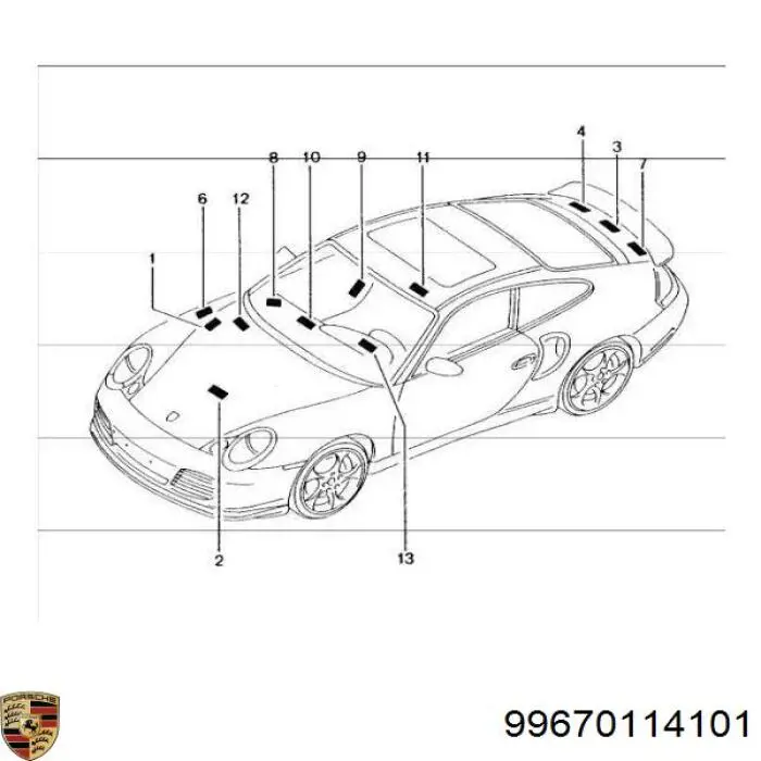  99670114101 Porsche