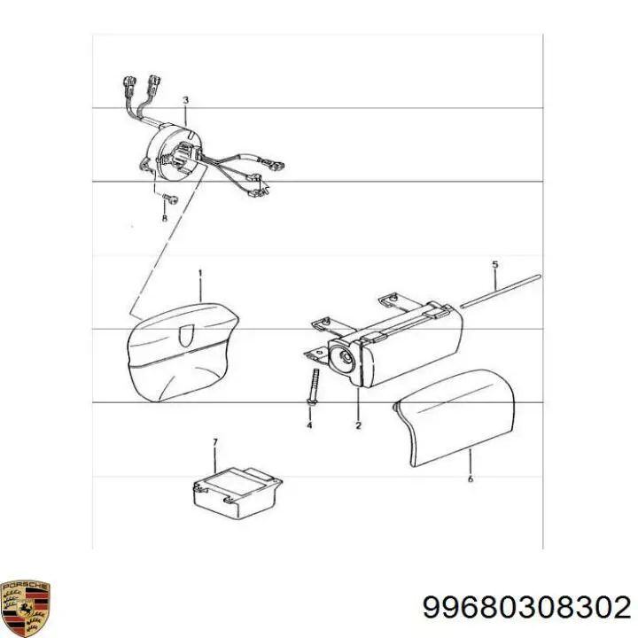  Porsche 99680308302
