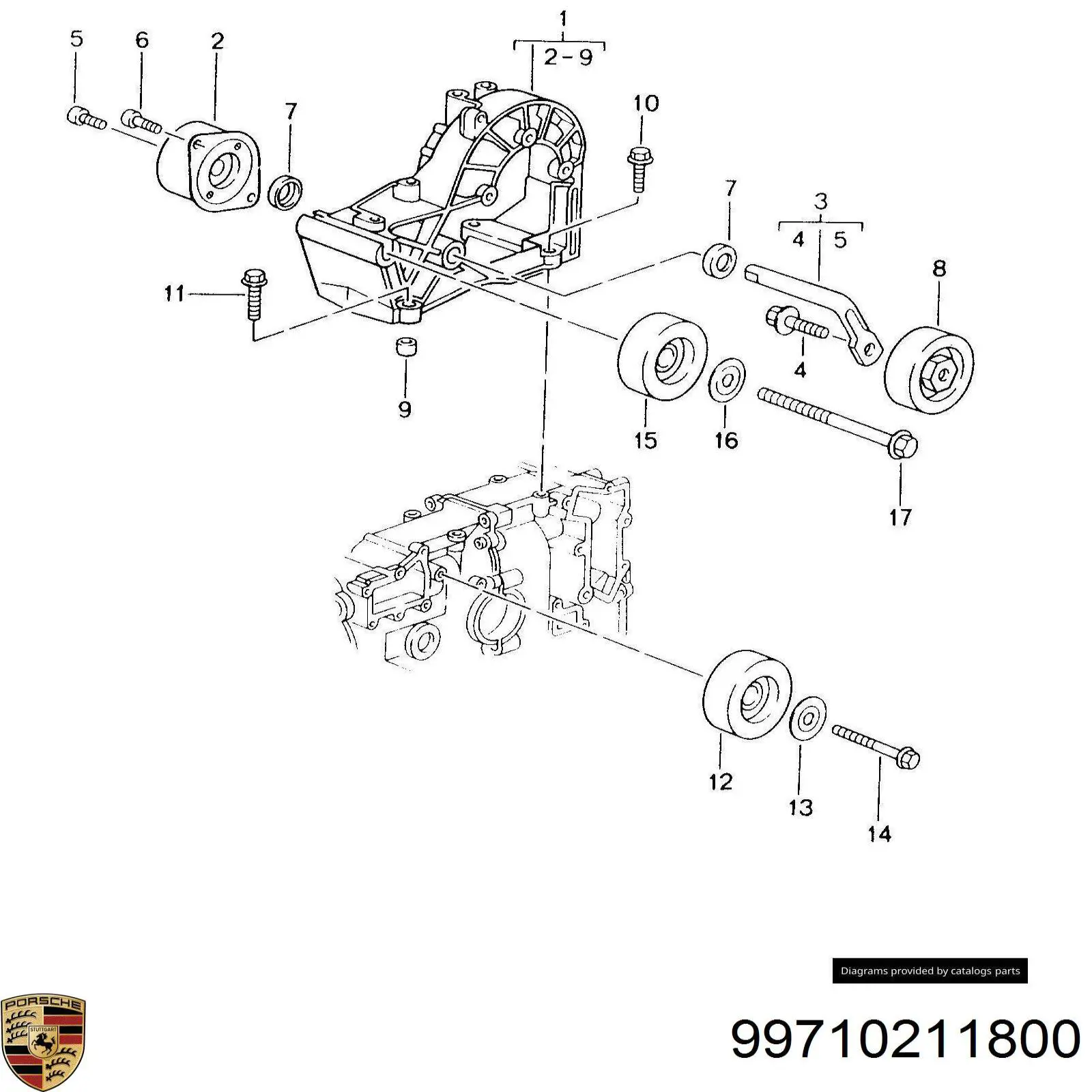  Porsche 99710211800 цена, от 57.62 USD
