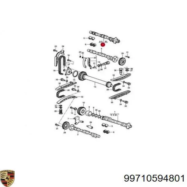 Купить 99710594801 Porsche 