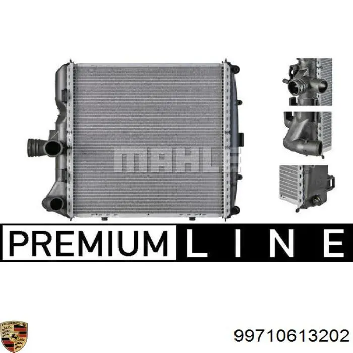 Купить 99710613202 Porsche Радиатор водяной