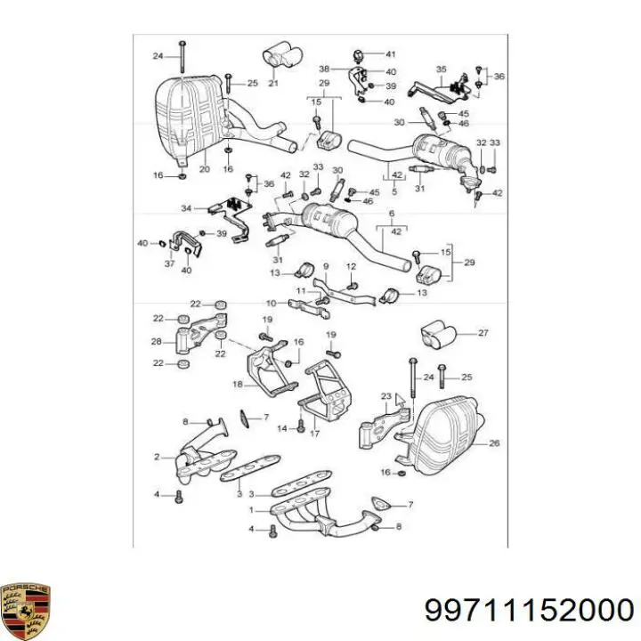  Porsche 99711152000 цена, от 77.80 USD