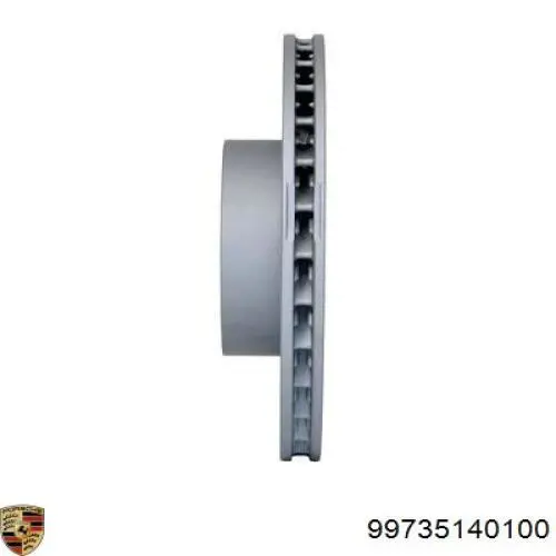 Передние тормозные диски 99735140100 Porsche