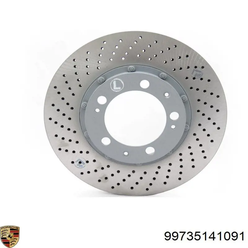 Передние тормозные диски PFR41287 SHW