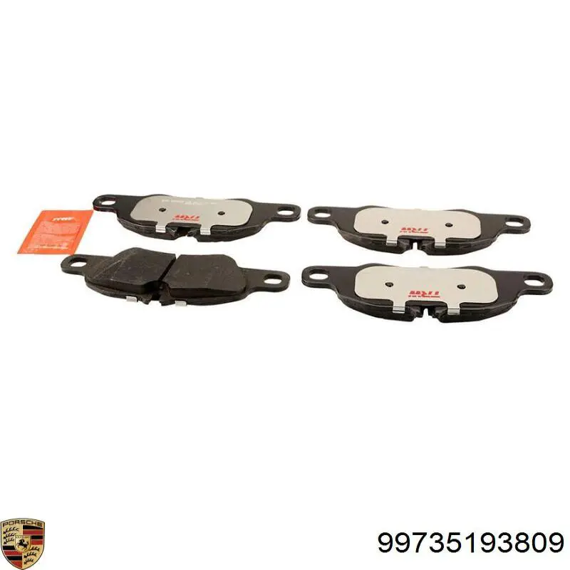 Колодки Porsche 99735193809 цена, от 64.97 USD