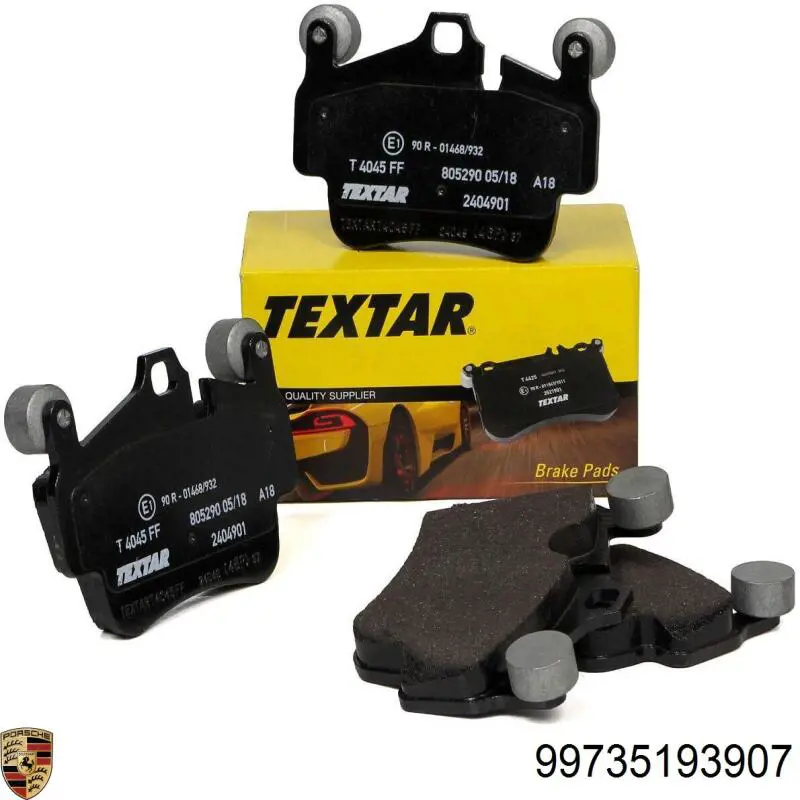 Передние тормозные колодки 99735193907 Porsche