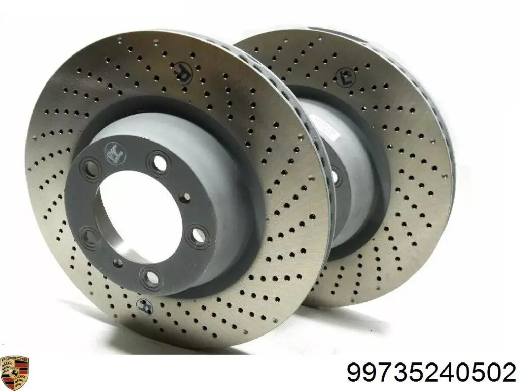 Купить 99735240502 Porsche Диск тормозной задний