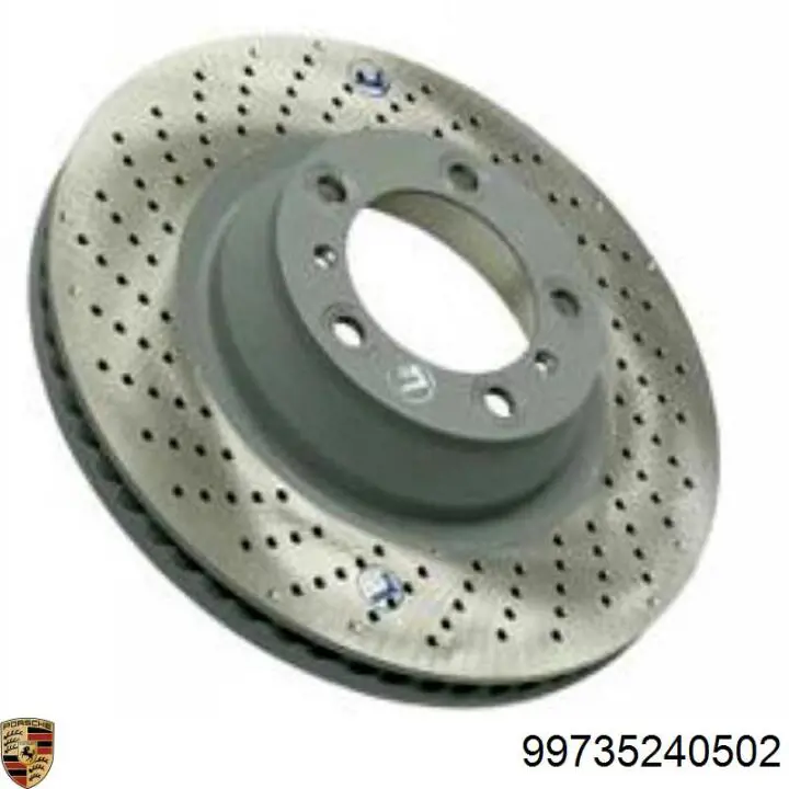 Купить 99735240502 Porsche Диск тормозной задний